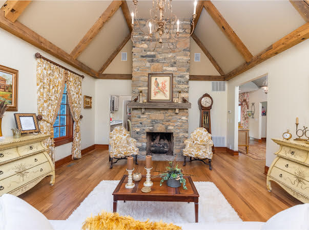 Chimney room decor